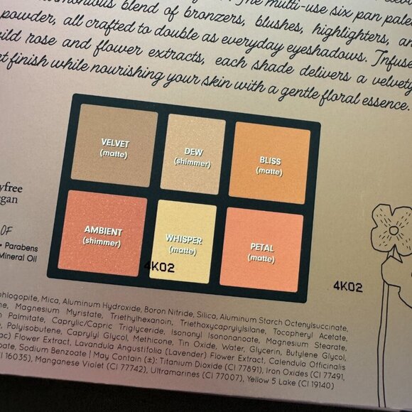 Wingme | NEW Ethereal Rose Face and Eye Palette in Light/Medium - Picture 5 of 8